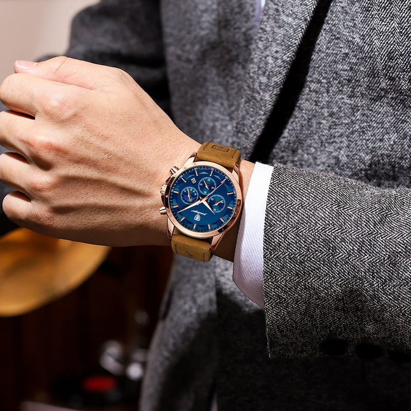 Poedagar Men Quartz Watch - \[LAUNCH PROMOTION + FREE SHIPPING]