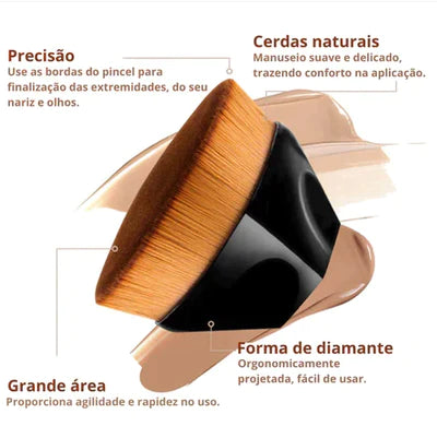 GlamourBrush™ - Pincel Profissional  + Estojo Brinde